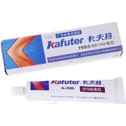 Transparent RTV Silicone Rubber Adhesive Grease Sealant Electronic Glue