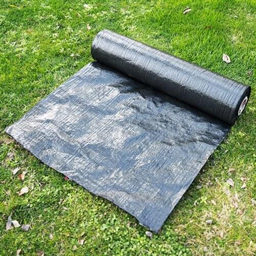 Garden Weeds Control Fabric Anti-Grass Ground Cover Membrane Landscape Mulching Shelter Black Farmland Garden Supplies