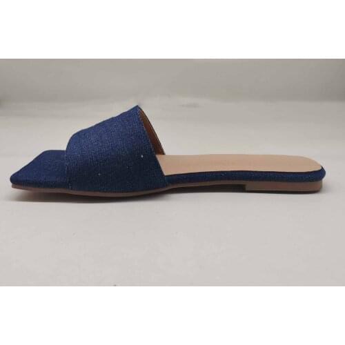 New Summer Women Flax Flip Flop Cowboy Slipper Fashion Slides 2021 Recreation woman flat shoes Large Size