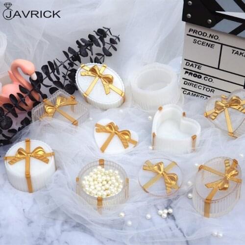 Silicone Resin Mold Jewelry Storage Trinket Box Mold Hexagon Round Square Mold