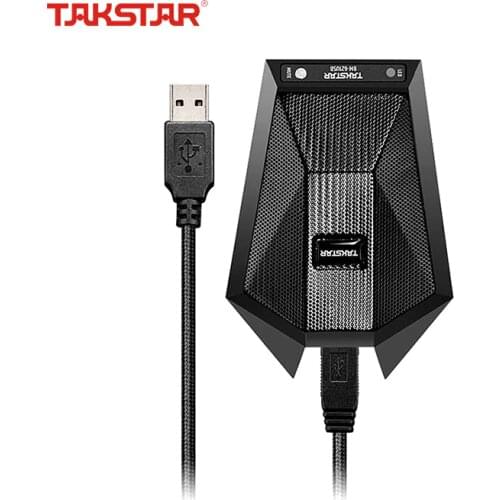 TAKSTAR BM-621USB Boundary Condenser Microphone Drive Free Plug and Play Use for Network Live Broadcast Conference Vocal Chat