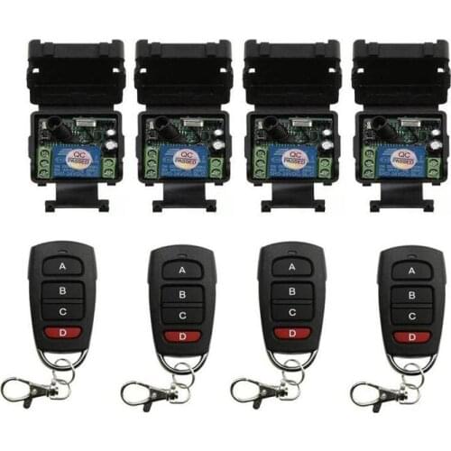 Universal DC 24 v 1channel mini RF wireless remote control switch receiver transmitter 315/433MHZ