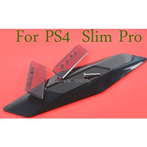 For PS4 Slim For PS4 Pro Game Console Game Player Vertical Bracket Stand Holder Cooling Pad Dock Base Bracket Black Plastic