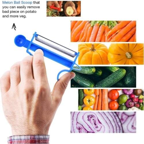 Magic Trio Peeler Slicer Shredder Peeler Julienne Cutter Multi Stainless Steel Blade Grater Zesters Kitchen accessories
