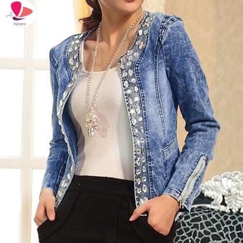 2021 New Arrivals Women Long Sleeve Denim Coat Ladies Casual Jacket Outwear Jeans Overcoat for Ladies Femme