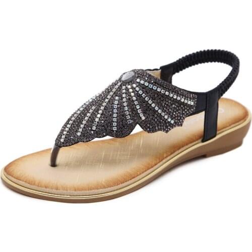 Women Sandals Summer Shoes Woman flip-flops Ladies Casual Shoes 2021 Gold Flat Sandals Plus Size