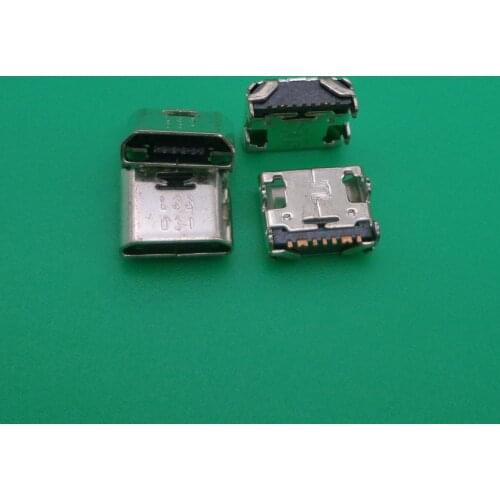 100pcs/lot Micro Mini USB jack socket connector charger Charging Port for Samsung Galaxy Core Prime G360 G361F Tab E T560 T561