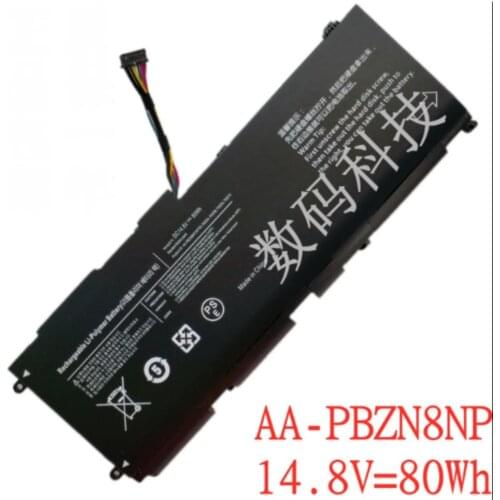 14.8V 5420mAh 80WH AA-PBZN8NP New Original Laptop Battery for Samsung 7 Np-700 700z Np700z7c Np700z5b BA43-00318A 1588-3366