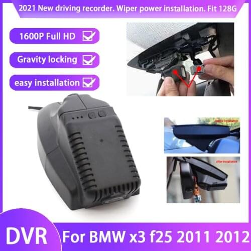 2K full hd 1600p New ! Easy to install Car DVR Video Recorder Dash Cam Camera For BMW x3 f25F10 2010 530GT 2012 2013 2014 2015