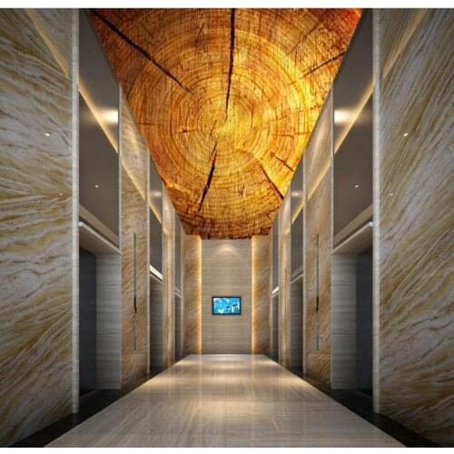 3D fantasy tree rings ceiling mural 3D Living Room Bedroom Ceiling Wallpaper Papel De Parede