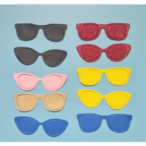 Accessories for glasses, glasses, frames, decorative metal dies, cutting books, paper knives, printing moulds