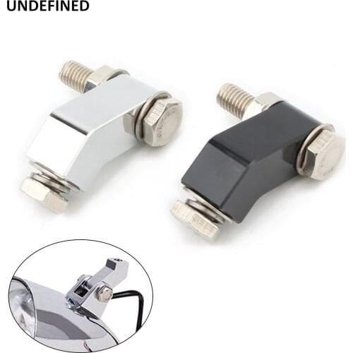 Motorcycle CNC Aluminum Headlight Extension Block For Harley Dyna FXDL FXDF FXDB FXDWG 3/4" I.D.Fork Headlamp Relocation Bracket