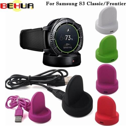Wireless Charging Dock Cradle Charger For Samsung Gear S3 Classic Frontier Watch High Quality Chargers Smart Watch Charging Dock