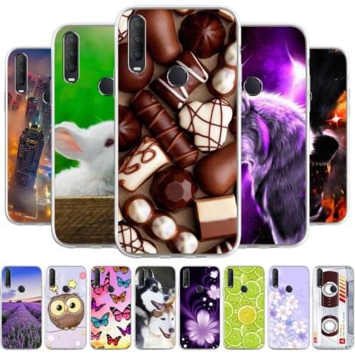 For Alcatel 1S 2020 3L 1V Smart V11 Case TPU Soft Silicone Phone Funda Cover On Alctel 1 S 3L Cute Animal Print Smartphone Shell