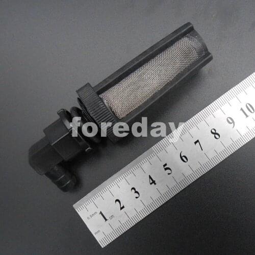 50PCS X NEW HQ Bent head Black filter Water Pump Strainer fit Staniless nets for 7mm & 8mm tube for garden 50PCS/LOT * FD182X50
