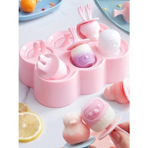 Ice Cream Ice Pops Mold Portable Food Grade Popsicle Mould Ball Maker Baby DIY Food Supplement Tools Fruit Shake Accessories