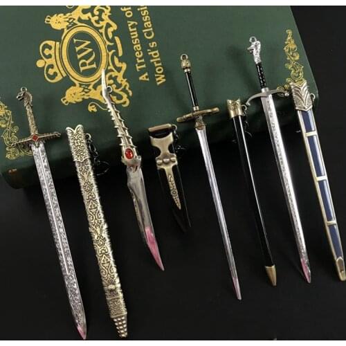 Alloy Sword Right To Swim Around The Game Props Creative Birthday Gift Collection Memorial Right To Swim Props Home Ornaments