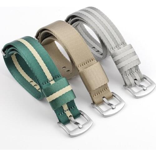 Onthelevel Smooth Nylon Strap 20mm 22mm Seatbelt Nato Strap For Omega For Daniel Wellington Watch Accessories #D