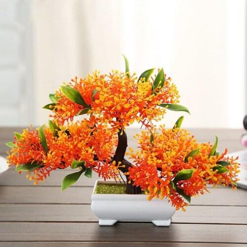 Artificial Plant Bonsai Rree Decoration Artificial Flower Fake Plants Bonsai For Wedding Home Party Decoration Tree Bonsai