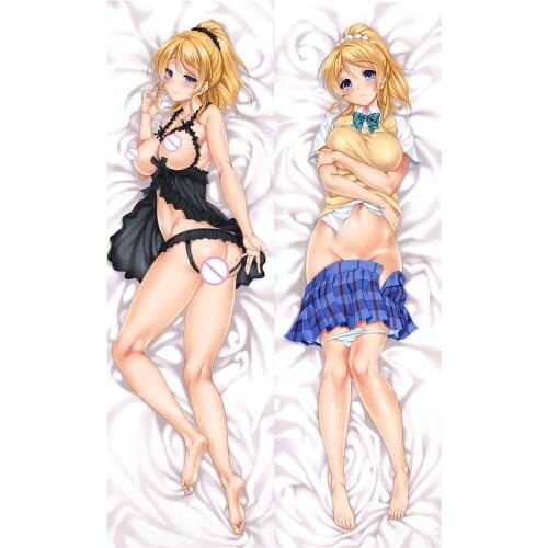 LoveLive Ayase Eli Japanese Anime Characters Pillow Cover Dakimakura Life-sized Hug Body pillow case Custom 150 cm / 160 cm