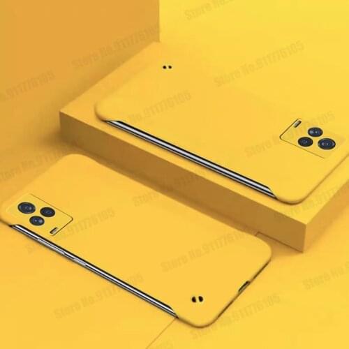Candy Color Matte Frameless Phone Case For VIVO S9 Nex3 X60 P Plus iqoo7 5 Pro S7 S6 nex3 Y70s Slim Scrub Anti Fall Phone Cover