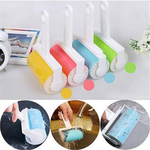 Reusable Washable Roller Dust Cleaner Lint Sticking Roller for Clothes Pet Hair Cleaning Household Dust Wiper Tools