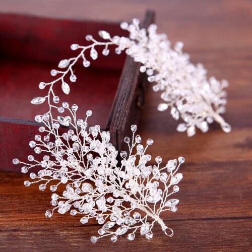 Fashion Bride Crown Wedding&hairband Tiaras With crystal Women Hair Accessories Jewelry Headpiece Luxury hairband Jewelry