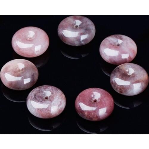 Natural Violet Hand-carved Lucky Buckle Jade Pendant Fashion Boutique Men and Women Necklace Gift Accessories