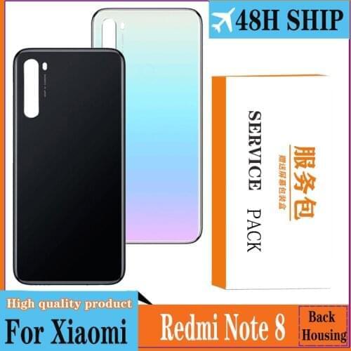Original Back Housing for Xiaomi Redmi Note 8 Battery Cover for Xiaomi Redmi Note 8 Back housing Cover Redmi Note8 Rear Cover