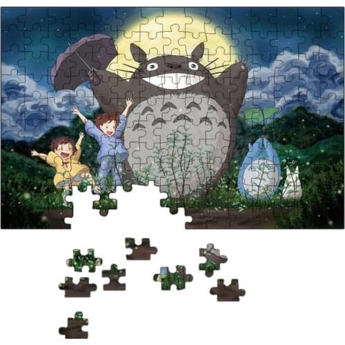 Jigsaw Puzzles Toys Cartoon Anime Wooden DIY Puzzles Difficult 3D Puzzle Mysterious Puzzle Games Adults Kids Wood Toys Crafts