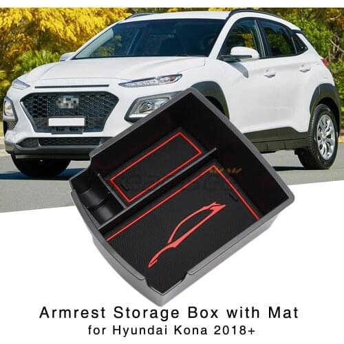 Armrest Storage Box for Hyundai Encino 2017 Central Console Interior Glove Tray