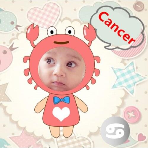 New Hot Photo customization DIY zodiac Cancer Cushion Plush Toys Dolls cartoon Pillow Sofa Car Decorative Creative Birthday Gift