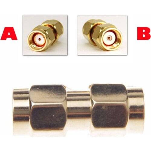 Connector RP SMA Male to RP SMA Male Plug in series RF Coaxial Adapter