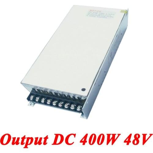 S-400-48 Switching Power Supply 400W 48v 8.3A,Single Output AC-DC Converter For Led Strip,AC110V/220V Transformer To DC Driver