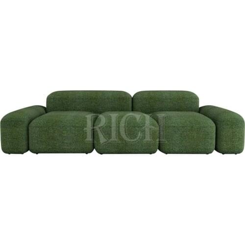 Nordic comfy sectionals lounge sofa wooden living room large l shaped blue couch modern luxury fabric modular corner sofa