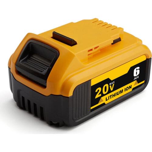 18 Volt 6.0Ah Li-ion Battery Replacement DCB200 for DeWalt 20V DCB185 DCB181 DCB184 Rechargeable Batteries 18V Power Tools