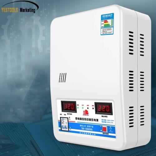 15KVa Voltage Stabilizer With Input Voltage 130V-260V & Output 220V Household Automatic Stabilized Power Supply Tool