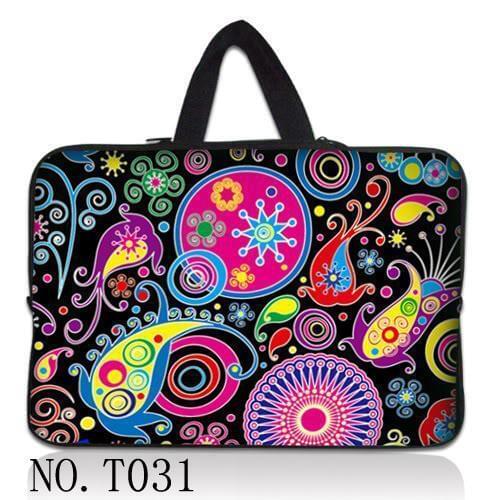 Paisley Laptop Sleeve bag Case 12 13 14 15 15.6 17 17.3 inch big size computer bags Case handle bag
