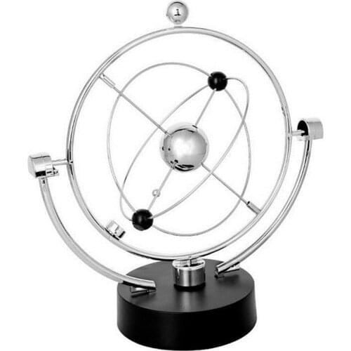 Rotation Perpetual Motion Swing Celestial Globe Newton Pendulum Model Kinetic Orbital Revolving Gadget Home Decor Craft Ornament