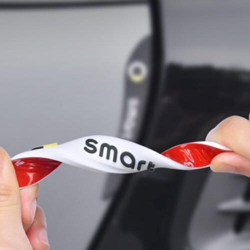 Car Door Protection Strip For Smart Fortwo Forfour 453 451 450 Crossblade Cabrio City Coupe Roadster Coupe Forjeremy 3D Stickers