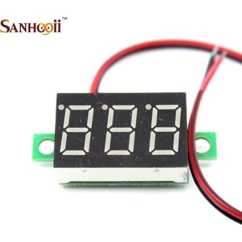 LCD Digital Voltmeter Ammeter Voltimetro LED Amperimetro Voltage Meter Gauge DC4.5~30V Gadgets ZM56