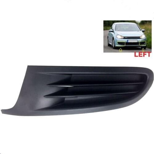 1Pc Car Left Front Bumper Grille Without Fog Light Car Grill Cover Acessories For GOLF MK6 HATCHBACK ESTATE