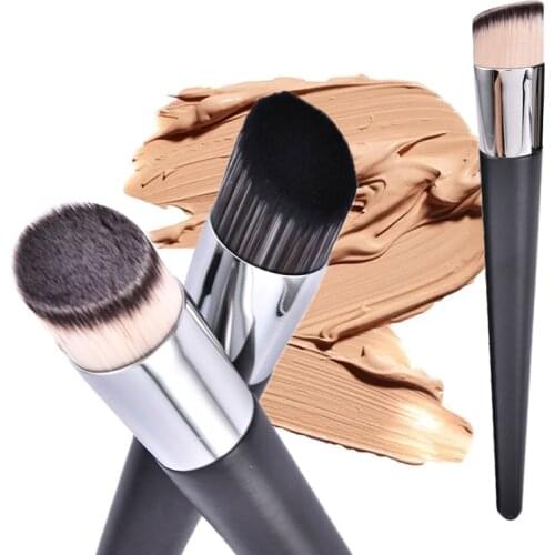 1 Pcs Professional Oblique Head Foundation brush Powder Concealer Liquid Foundation Face Makeup Brushes Tools Beauty Cosmetics