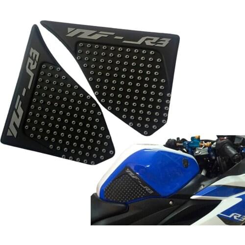 7 colour High quality Motorcycle Tank Traction Side Pad Gas Fuel Knee Grip Decal For YAMAHA YFZ-R3 YFZ R3 2014 2015 2016