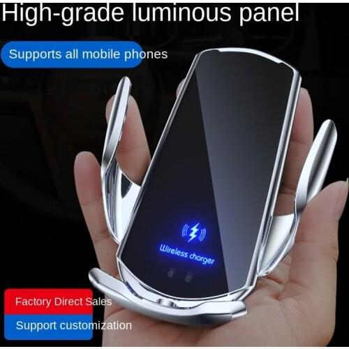 Q3Car Wireless Charger for iPhone 12 11 XS XR X 8 Samsung S20 S10 Magnetic USB Infrared Sensor Phone Holder Mount 1PCS