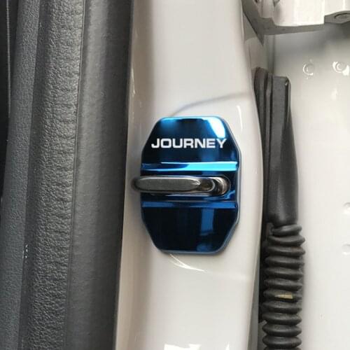 For Dodge Journey 2009 2011-2018 Car Auto Accessories Door lock cover Emblem Badge Stickers