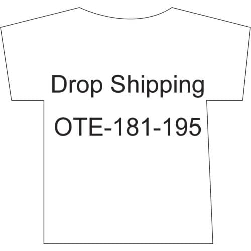 Unisex Custom T Shirt Customize Tees Drop Shipping OTE-181-195