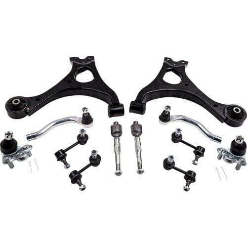 12 Pcs Front & Rear Control Arm & Lower Ball Joint Set for Honda Civic 2006-2011 ES800374, ES800373, EV800246