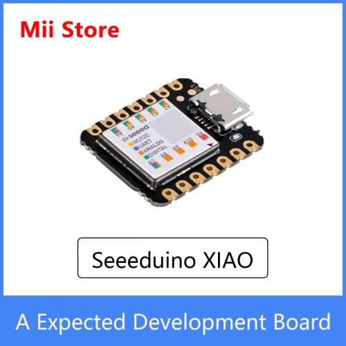 Seeeduino XIAO Microcontroller SAMD21 Cortex M0+ Nano 48MHZ SPI I2C Interface For Arduino IDE/IOT System Development Tool Type-c