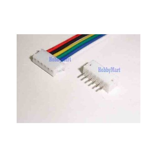 Mini. Micro JST ZH 1.5 6-Pin Connector with Wire x 10 sets